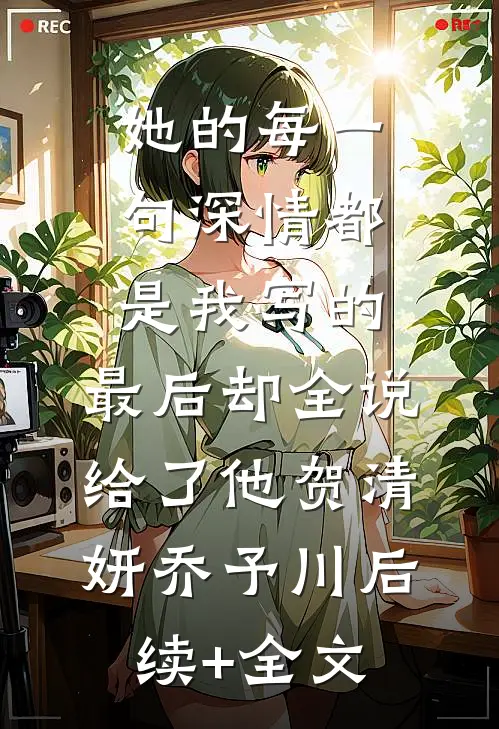 她的每一句深情都是我写的，最后却全说给了他贺清妍乔予川后续+全文